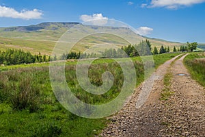 Hiking on Wild Boar Fell and Swarth Fell in the Yorkshire Dales