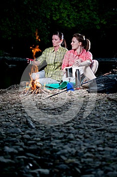 Hiking In The Wild Nature