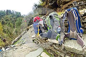 Hikkers Backpacks, Annapurna Conservation Area, Himalaya, Nepal