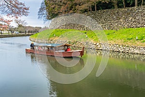 Hikone moat boat