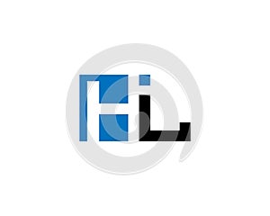 HIL Modern Simple Initial Logo