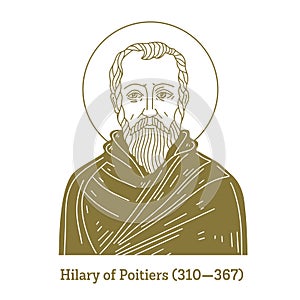 Hilary of Poitiers 310-367 was Bishop of Poitiers and a Doctor of the Church. He was sometimes referred to as the `Hammer of the