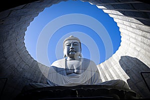 Hill of the Buddah, This Buddha statue was designed by Tadao Ando, a famous Japanese architect. Atama Daibutsu: photo