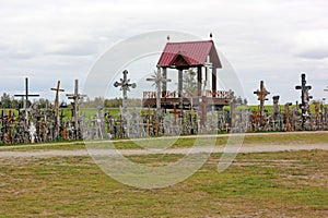 The hill of crosses in Lithuania