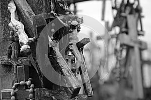 Hill of the Crosses, Lithuania. Christ, religion.