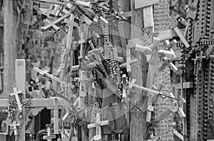 Hill of the Crosses, Lithuania. Christ, religion.