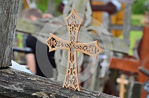 Hill of the Crosses, Lithuania. Christ, religion.