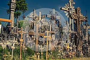 Hill of Crosses in Lithuania next to Siauliai