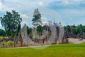 Hill of Crosses near Lithuanian town Siauliai