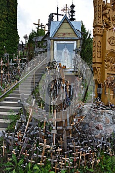 Hill of crosses in Siauliai, Lithuania