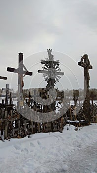 Hill of Crosses Siauliai Lithuania.