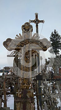 Hill of Crosses Siauliai Lithuania.