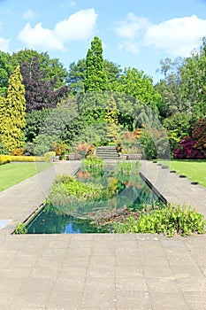 Hill gardens on Hampstead Heath, London