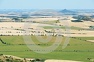 Hill Hazmburk, Ceske Stredohori, Czech republic