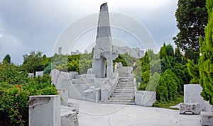 Hill of Hope of Kosanji Temple in Japan