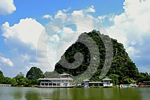 Hill of Karst lava landform in Zhaoqing, Guangdong, China