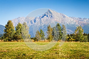 Hill Krivan in High Tatras mountain, Slovakia