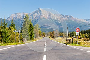 Hill Krivan in High Tatras mountain, Slovakia