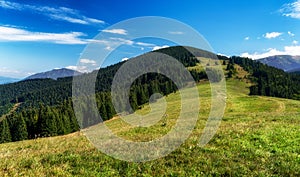 Hill Lupcianska Magura in Low Tatras mountains, Sovakia