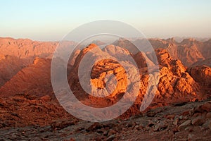 Hill of Moses (Gebel Musa) photo