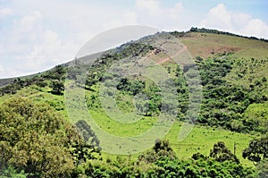 The hill of Pedra do Ãndio in AndrelÃ¢ndia