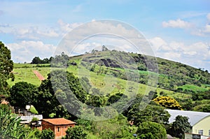 The hill of Pedra do Índio in Andrelândia