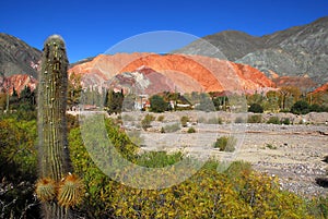 Hill seven colors, Purmamarca, Jujuy, Argentina.