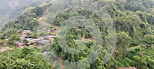 Hill and small houses , SÃ£o Vicente