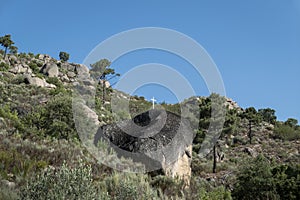 A cross on top of the rock