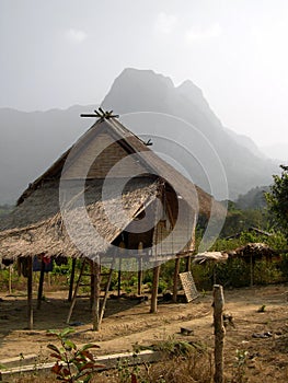 Hill Tribe Stilt House, Laos