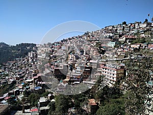 Hill view from Shim la India