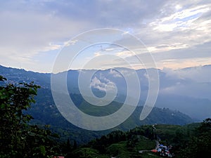 Hill Views of Darjeeling of West Bengal of India