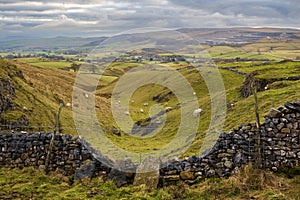 Hill walking around Horton in Ribblesdale in the Yorkshire Dales