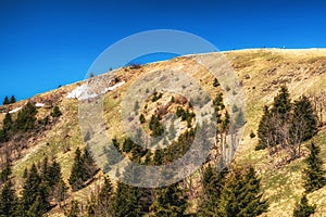 Hill Zvolen in Great Fatra mountains in Slovakia