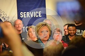 Hillary Clinton Speaks to Machinists at Union Hall