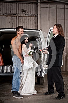 Hillbilly wedding