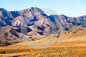 Hills and cliffs of Flinders Ranges.