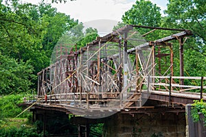 Hills or Hildreth Covered Bridge in Washington County, Ohio photo