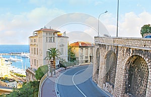 The hills of La Condamine ward in Monaco