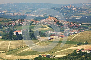 Hills of Langhe in Piedmont, northern Italy.