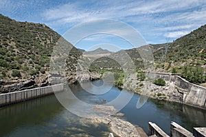 Between hills and mountains the Douro river