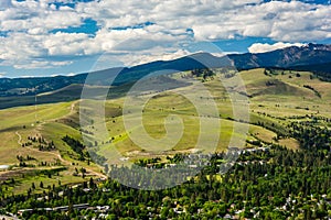 Hills outside of Missoula, seen from Mount Sentinel, in Missoula photo