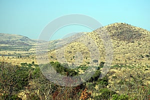 Hills in Pilanesberg National Park