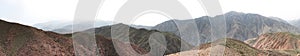 Hills scenery panoramic landscape, Konorchek canyon, Kyrgyzstan.