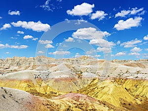 Hills in the South Dakota Badlands