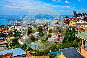 Hills of valparaiso photo