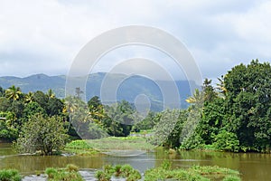 Hills, Water and Greenery - Landscape in Idukki, Kerala, India photo