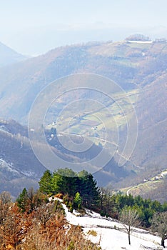 The hills of Western Serbia