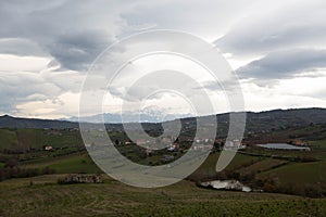 Hillscape in Abruzzo