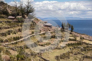 Hillside Farm on Lake Titicaca